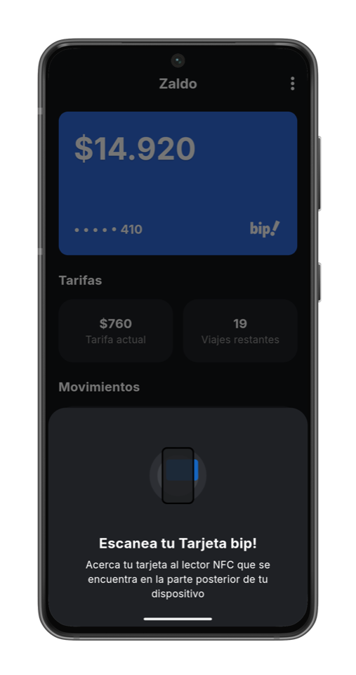 Pantalla de Zaldo